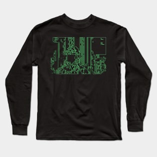 Green circuits Long Sleeve T-Shirt